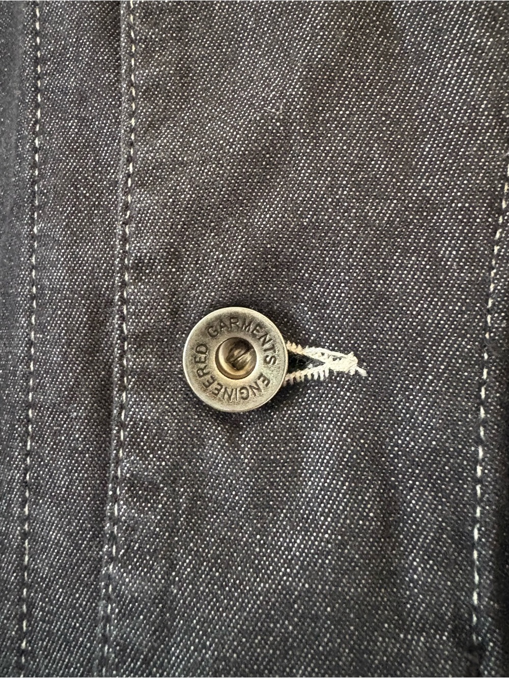Engineered Garments Made in USA Denim Chore Jacket - Picture 7 of 9